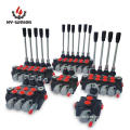 Manually Operated 3 Spool P40 Hydraulic Directional Valve